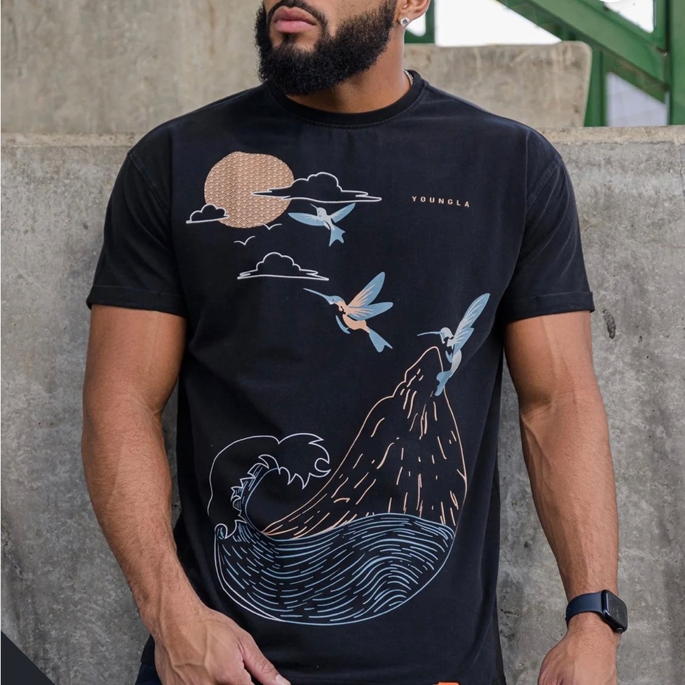 BRAND NEW YOUNG LA 452 THE FLOCK TEES - Picture 6 of 15
